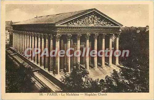 Cartes postales Paris La Madeleine