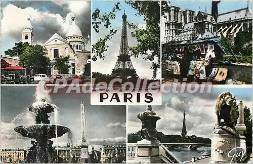 Cartes postales Paris et ses Merveilles L'eglise Saint Pierre et le Sacre Coeur de Montmartre