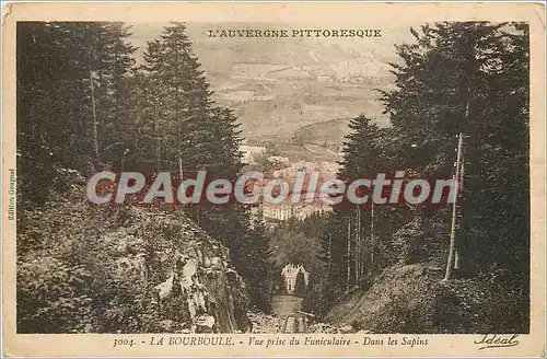 Cartes postales La Bourboule Vue prise du Funiculaire Dans les Sapins