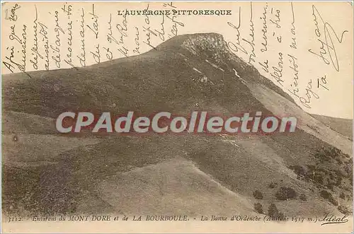 Cartes postales Env de Mont Dore et de la Bourboule La Banne d'Ordenche (Alt 1517 m)