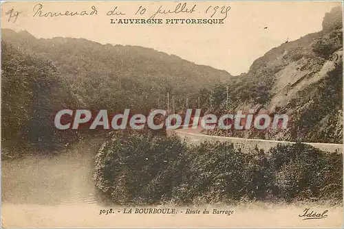 Cartes postales La Bourboule Route du Barrage