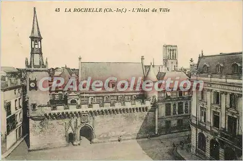 Cartes postales La Rochelle (Ch Inf) L'Hotel de Ville