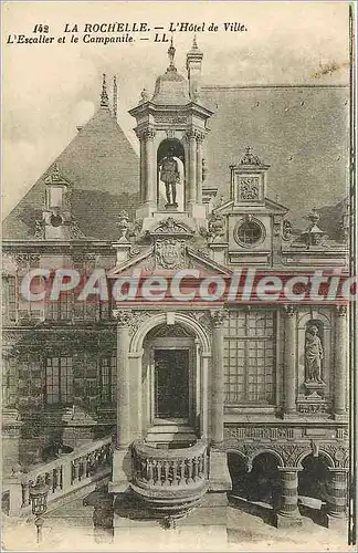 Cartes postales La Rochelle L'Hotel de Ville L'Escalier et le Campanile