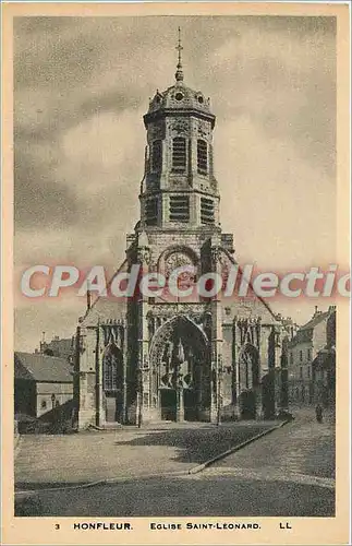 Ansichtskarte AK Honfleur Eglise Saint Leonard