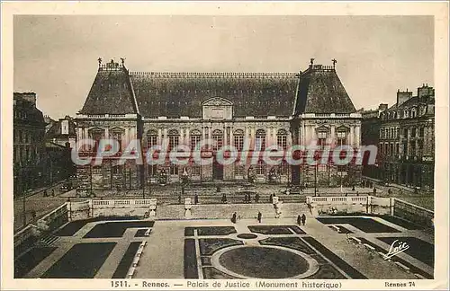 Ansichtskarte AK Rennes Palais de Justice (Monument historique)