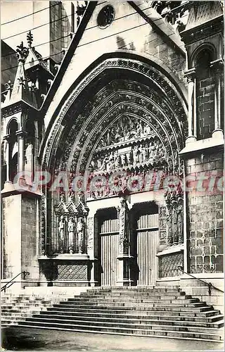 Cartes postales Lille Cathedrale de N D de la Treille Portail Saint Hubert