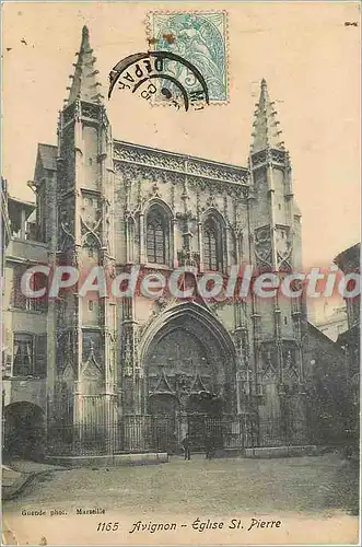 Ansichtskarte AK Avignon Eglise St Pierre