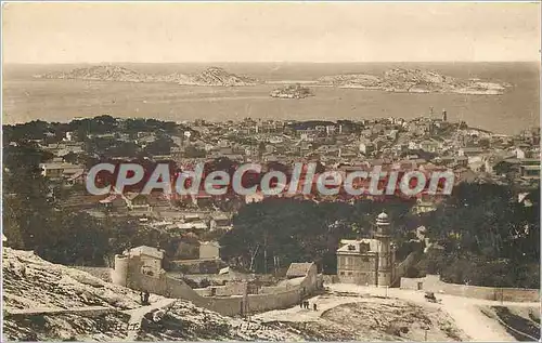 Cartes postales Marseille Vue panoramique Les Iles