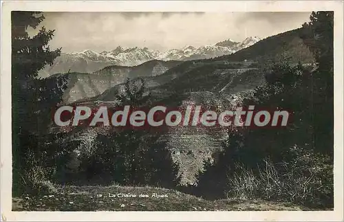 Cartes postales la chaine des alpes