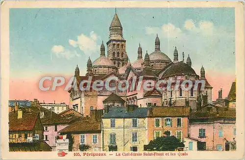Cartes postales Perigueux la Cathedrale Saint Front et les Quais