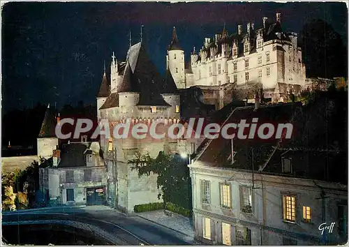 Moderne Karte En Touraine Loches (I et L) Chateau et Porte des Cordeliers