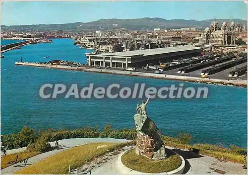 Moderne Karte Marseille Monument aux hEROS DE LA mER