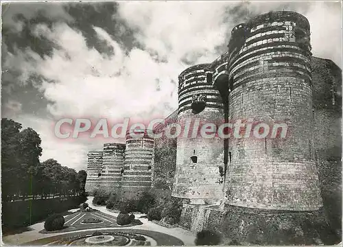 Cartes postales moderne Angers (M et L) Le chateau (XIIIe s) Tours au Sud Ouest