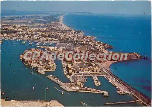 Cartes postales moderne Cap D'Agde (Herault) Vue aerienne