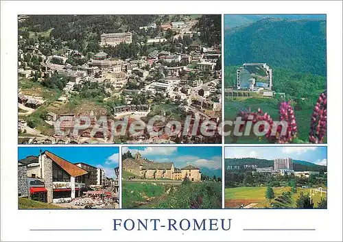 Moderne Karte Font Romeu (P o) Couleurs et Lumiere de France