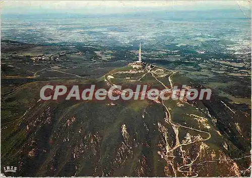 Cartes postales moderne En avion sur le Puy de Dome (1465 m) La voie romaine ou sentier des pieton