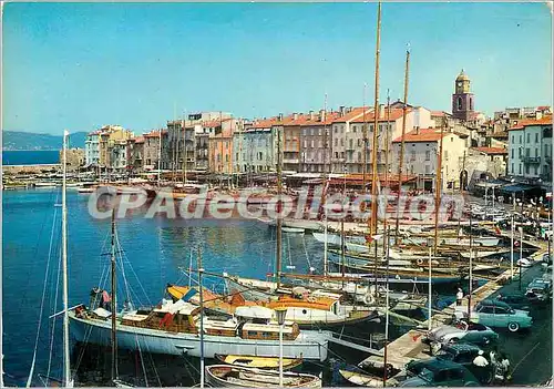 Cartes postales moderne La Cote d'Azur Saint Tropez (Var) Le Port