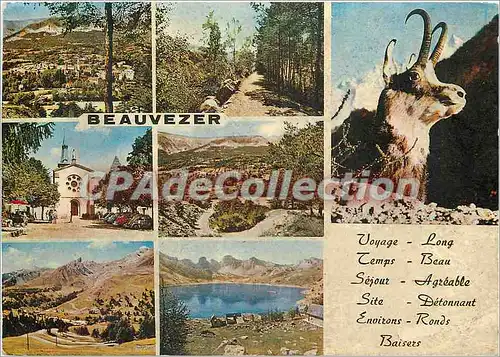 Cartes postales moderne Beauvezer (B A) alt 1150 m