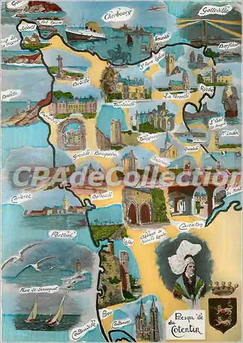 Cartes postales moderne Normandie La Presqu'ile du Contentin