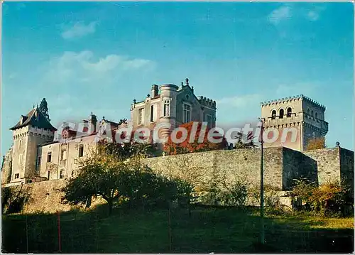 Moderne Karte Auros (Gironde) Abbaye Cistercienne Sainte Marie du Rivet