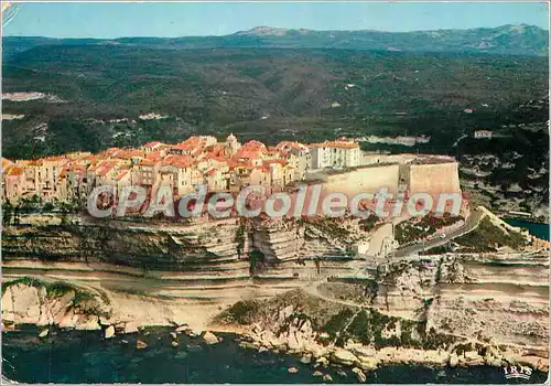 Cartes postales moderne Bonifacio La Ville sur les falaises spectaculaire ensemble de la Citadelle