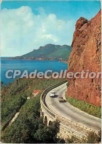 Cartes postales moderne La Cote d'Azur Route de la Corniche d'Or