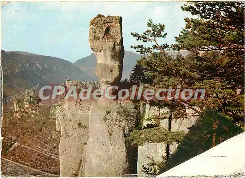 Cartes postales moderne Les Gorges de la Jonte (Lozere)Rocher de Caplus et le Vase de Sevres