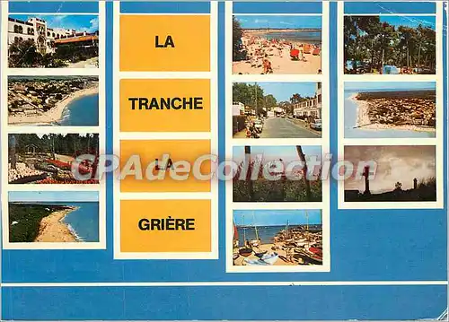 Moderne Karte Cote de Lumiere La Tranche la Griere (Vendee)