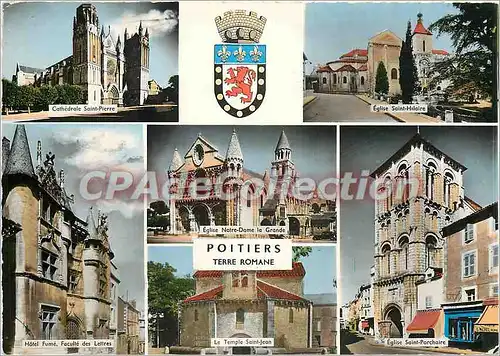 Cartes postales moderne Poitiers Terre Romane