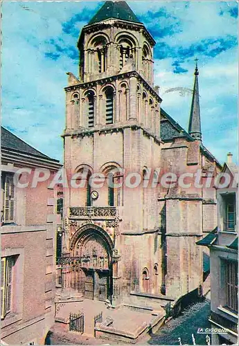 Moderne Karte Poitiers (Vienne) Eglise Sainte Radegonde