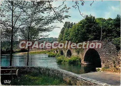 Moderne Karte La Correze Pittoresque Le pont du Saillor