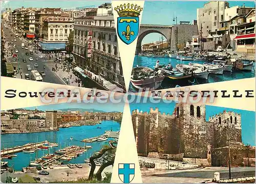 Cartes postales moderne Marseille La Cannebiere Vallon des Auffes