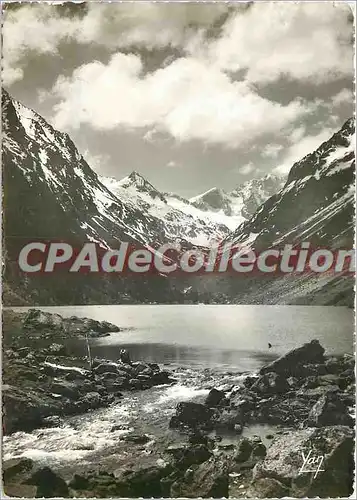 Cartes postales moderne Cauterets Le Lac de Gaube (ALT 1800 m) le deversoir