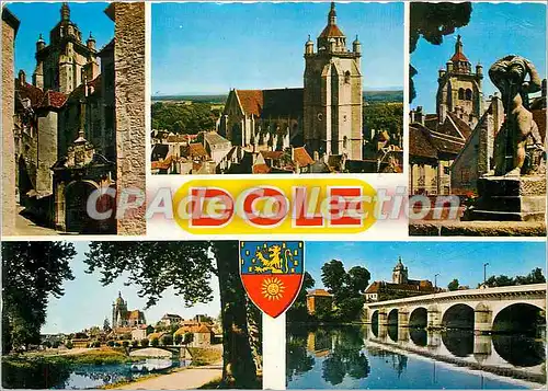 Cartes postales moderne Dole (Jura) Hotel Champagney La Basilique Place aux Fleurs