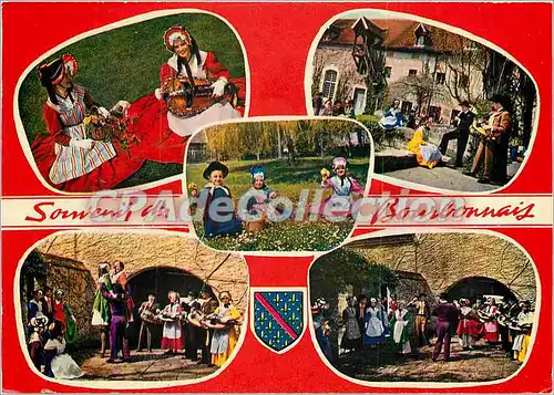 Cartes postales moderne Foklore Bourbonnais