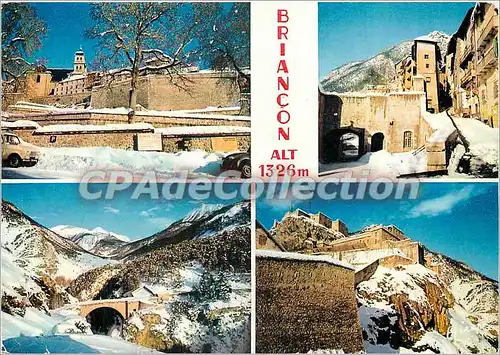 Moderne Karte Les Hautes Alpes pittoresque la plus haute ville d'Europe Alt 1326 m Briancon les remparts Vaub