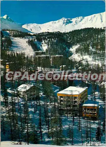 Cartes postales moderne Vars les Claux (H A) Alt 18650 m L U C P A les immmeubles de la Sedev le col de Crevoux 2528 m