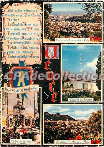 Cartes postales moderne Cote d'Azur Vence la jolie Cite des Peintres 320 m d'alt a 23 km de Nice