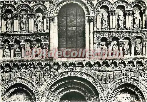 Cartes postales moderne Poitiers (Vienne) Eglise N D la Grande Statues de Saint Hilaire