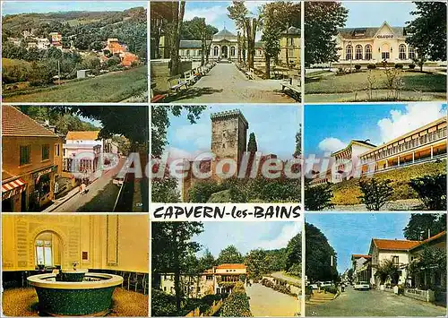 Cartes postales moderne Capvern les Bains (H P) Vue generale Thermes Casino Grand Ru Mauvezin