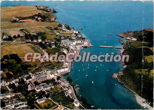Cartes postales moderne La Bretagne en Couleurs Belle Ile en Mer (Morbihan) Le bourg de Sauzon