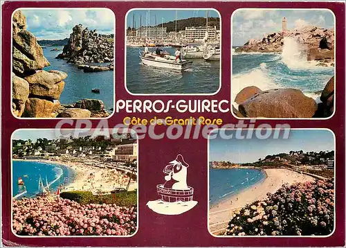 Cartes postales moderne Perros Guirec Cote de Granit Rose