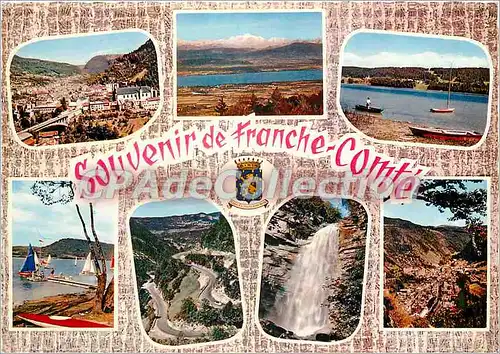 Cartes postales moderne La Franche Comte Vue generale de Saint Claude Panorama au col