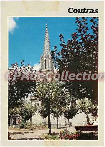 Cartes postales moderne Coutras (Gironde) l'Eglise