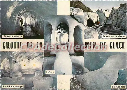 Cartes postales moderne Chamonix Montenvers Grotte de la Mer de Glace