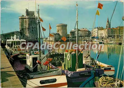 Cartes postales moderne En Aunis La Rochelle (Chte Mme) Le Port tours St Nicolas de la Chaine et la Lanterne