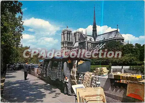 Cartes postales moderne Paris N D de Paris et les Bouquinistes