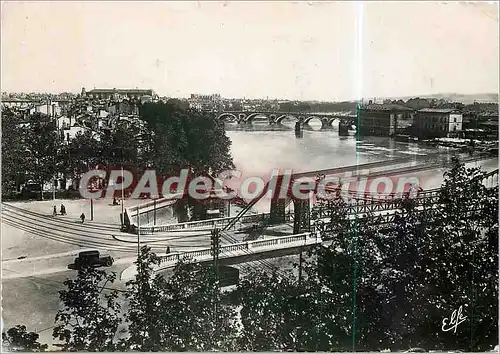 Cartes postales moderne Toulouse Vue sur la Caronne Pont Saint Pierre