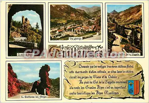 Cartes postales moderne Guillaumes Alpes Mmes alt 800 m