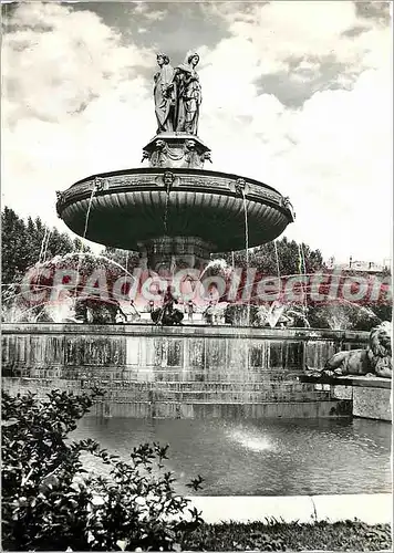 Cartes postales moderne Aix en Provence (Bouches du Rhone) la Grande Fontaine sur la Rontode (XIXe s)